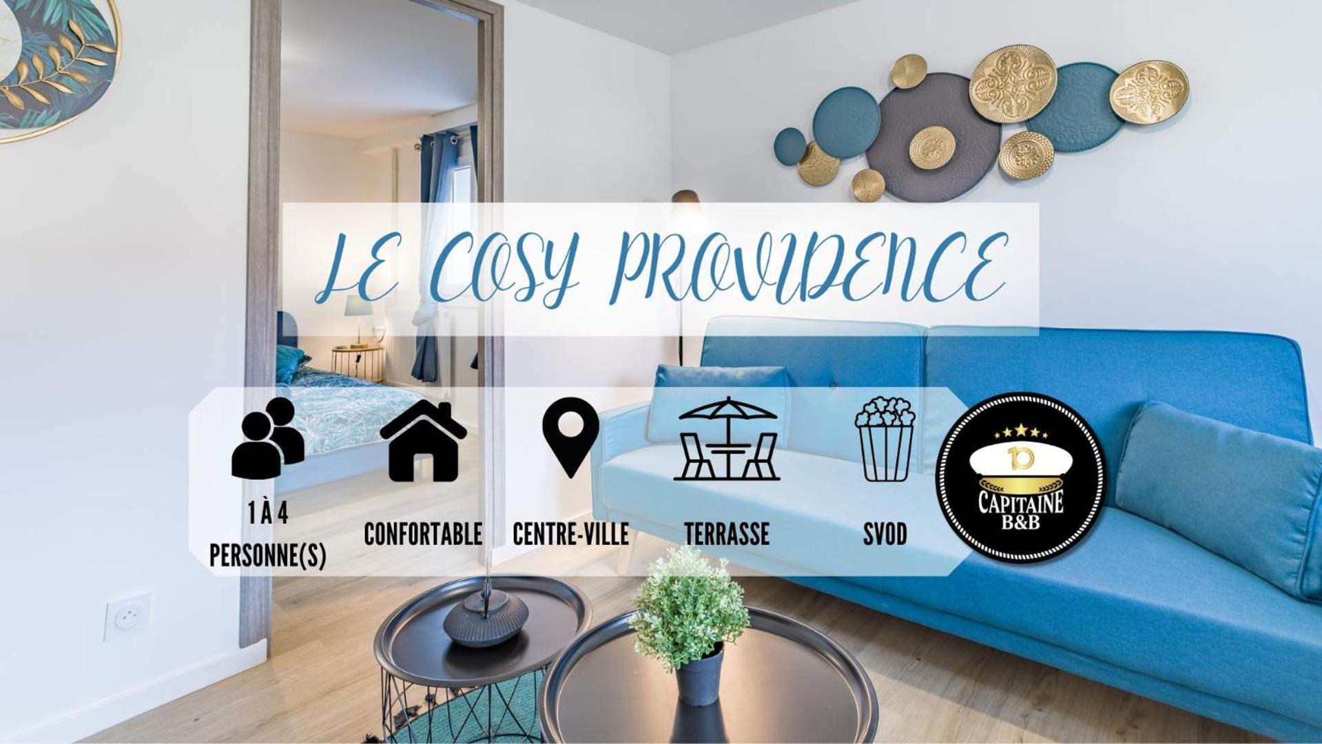 Le Cosy - Providence - Parking - Terrasse Apartment Troyes Bagian luar foto
